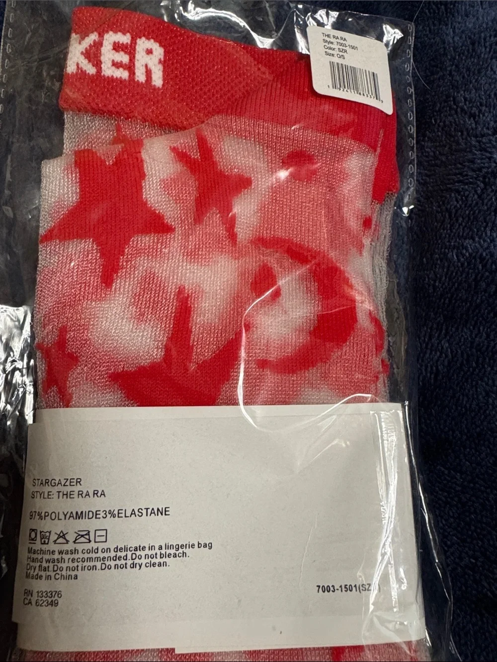 MOTHER The Ra Ra Stargazer Sheer Knee-High Socks